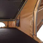 Alu-Hartschalen Dachzelt CUMARU UP 145 goldbraun