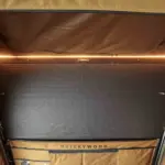 Alu-Hartschalen Dachzelt CUMARU UP 145 goldbraun