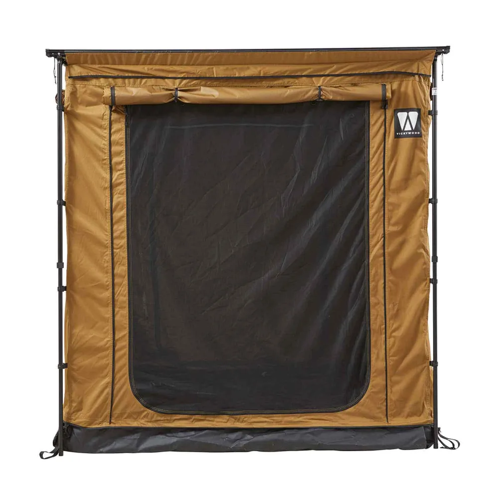 Zeltraum zu Seitenmarkise VICKYWOOD - 200 cm / goldbraun