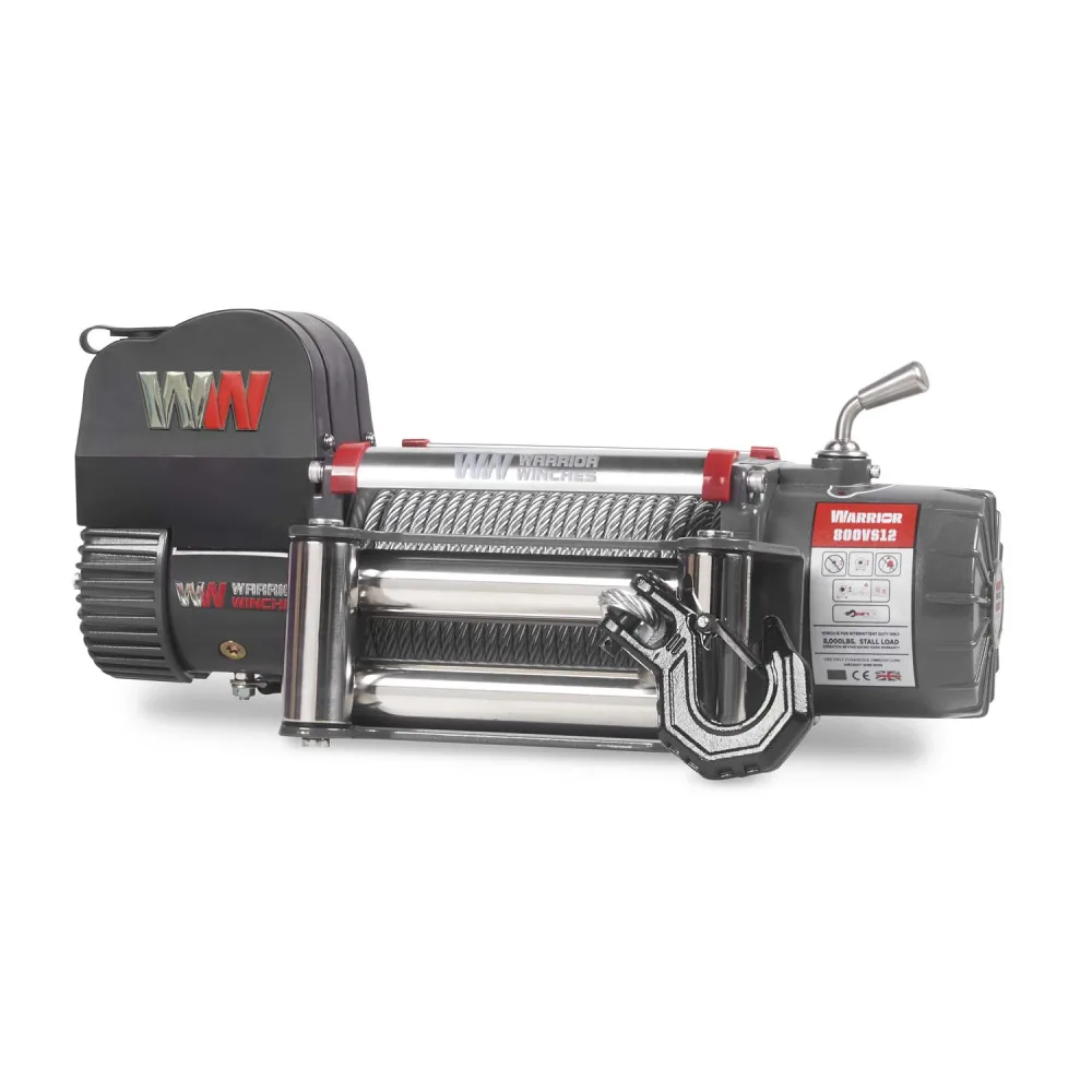 Elektrische Seilwinde Warrior Samurai Gen2 3,6 t 12V Kunststoffseil IP68