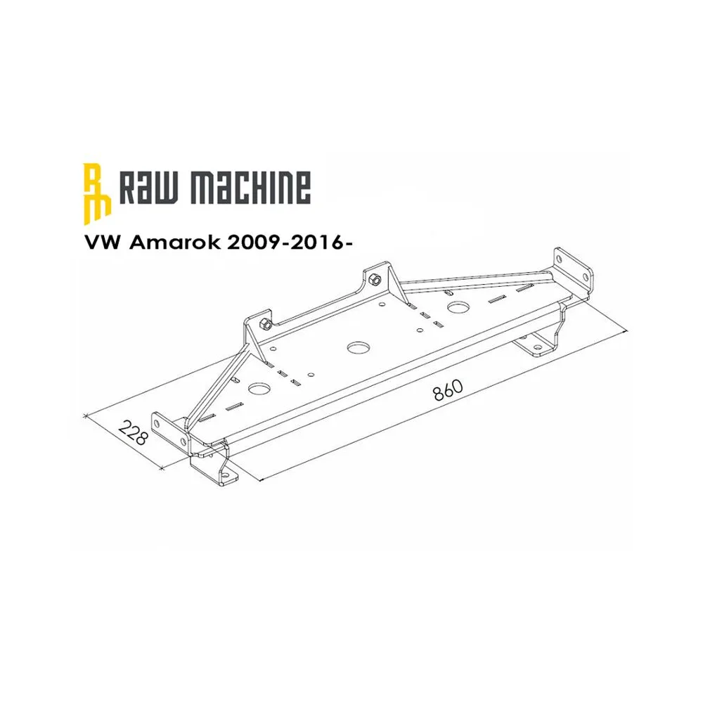 Seilwinden Anbausatz VW Amarok 2009-2016