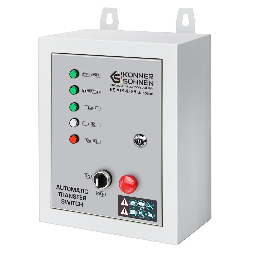 Könner & Söhnen ATS-Netzumschalter 230/400 V KS ATS 4/25 Gasoline
