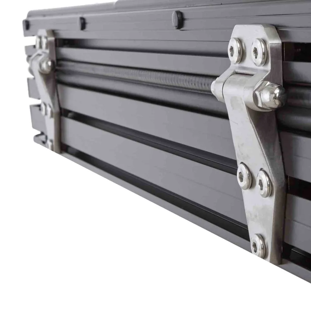 Alu Hartschalen Dachzelt CUMARU XP 135 All Black - Komfort-Hybridmatratze