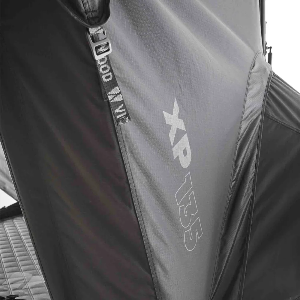 Alu Hartschalen Dachzelt CUMARU XP 135 All Black - Komfort-Hybridmatratze