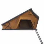 Alu-Hartschalen Dachzelt CUMARU UP 145 goldbraun