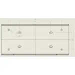 Universal Montageplatte Anbauplatte für Winden bis 22000LB