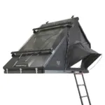 Alu Hartschalen Dachzelt CUMARU XP 135 All Black - Komfort-Hybridmatratze