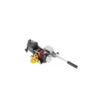 Seilwindensystem Anhängerwindenset für Anhängerkupplung NINJA 3500 1,6 t Kunststoffseil 12V inkl. Schnellverschluss für Jäger Jagd