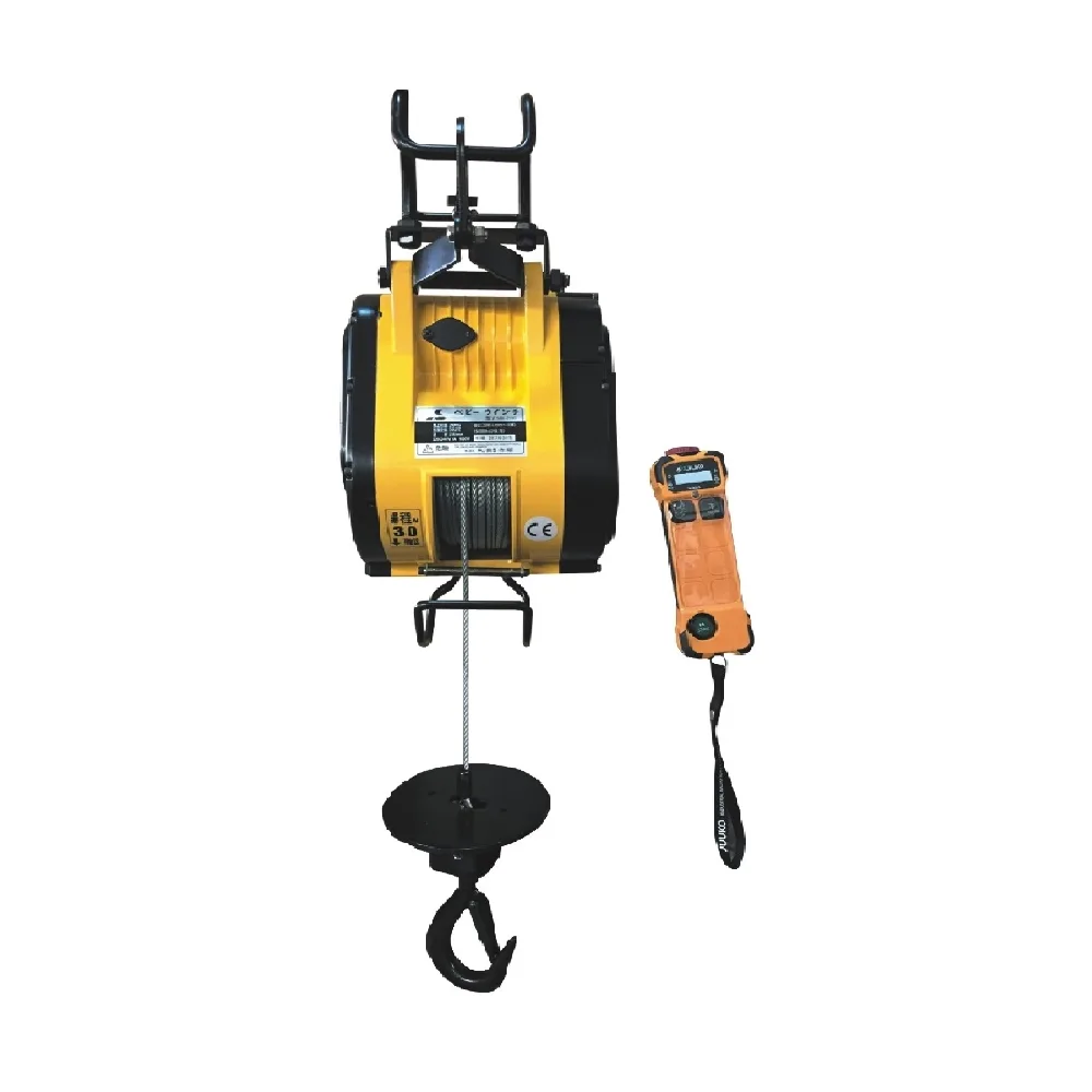 KIOWINCH SRW-100 Bauseilzug mit Funkfernbedienung 100kg 50m/min 230V