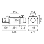 ComeUp Seilwinde RHINO 12, 5,1t 12V EN 14492-1