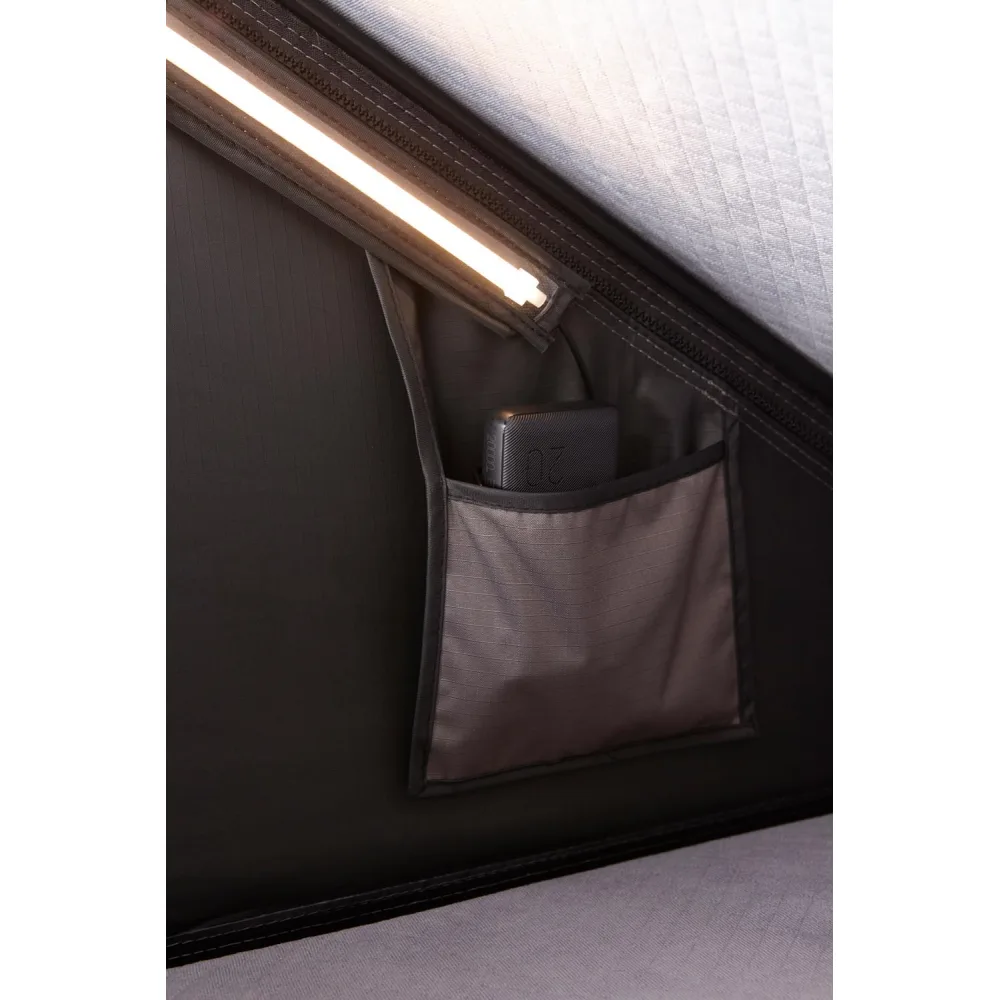 Alu-Hartschalen-Dachzelt CUMARU LIGHT - 127 / grau