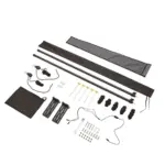 180° Markise LEAF freitragend grau - 200 cm