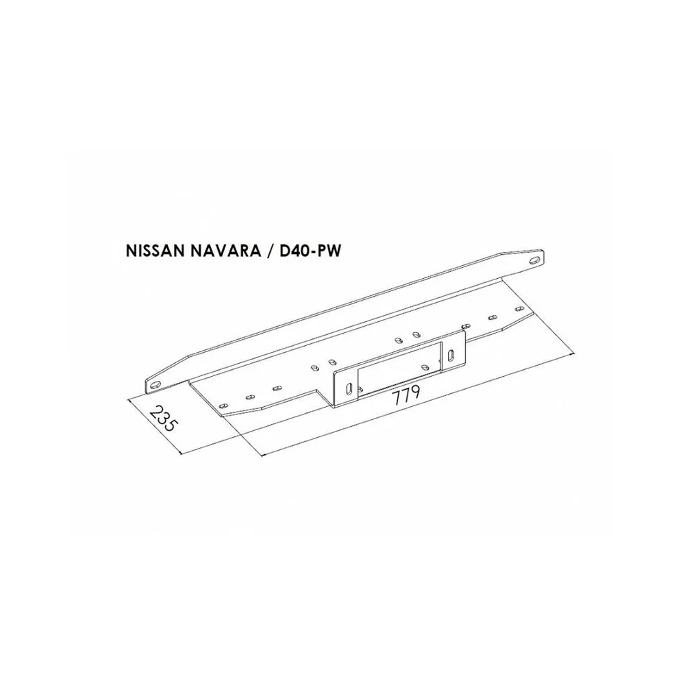 Seilwinden Anbausatz Nissan Pathfinder 2005-2010