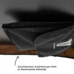 Dachzelt WILLOW PRO 1 ECO 160 - goldbraun / Standard Leiter 230 cm / Komfort-Hybridmatratze