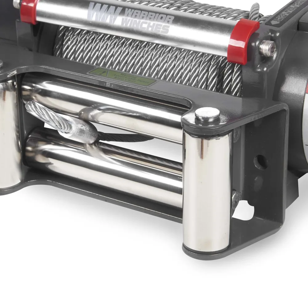 Elektrische Seilwinde Warrior Samurai Gen2 3,6 t 12V Kunststoffseil IP68