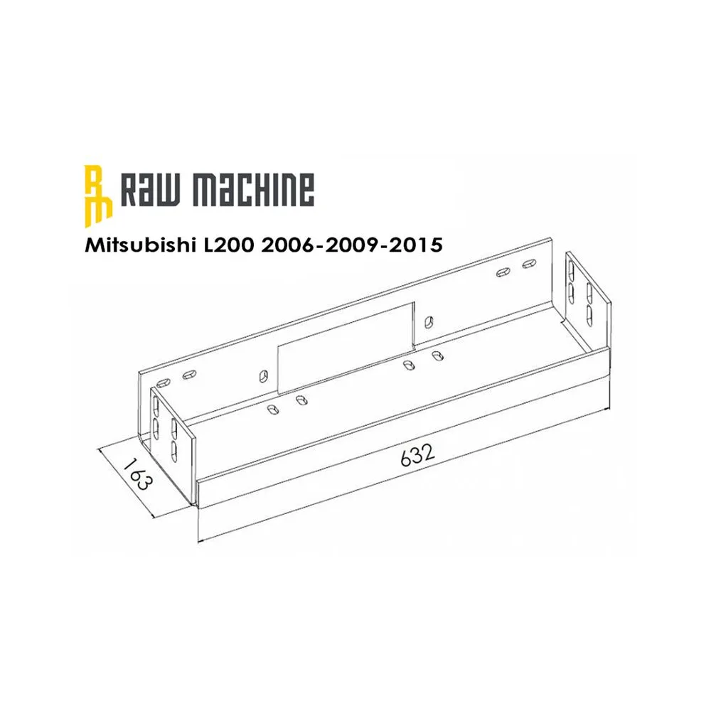 Seilwinden Anbausatz Mitsubishi L200 2006-2009-2015