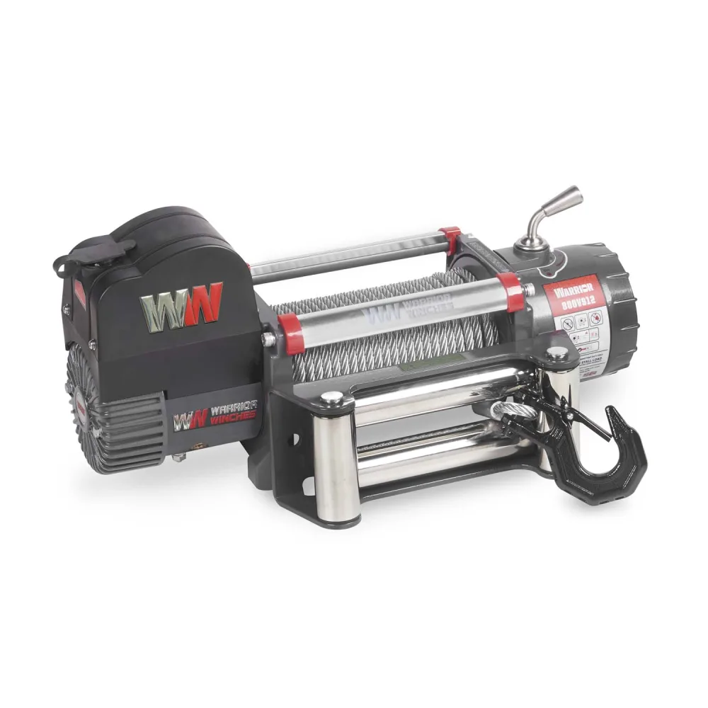Elektrische Seilwinde Warrior Samurai Gen2 3,6 t 12V Kunststoffseil IP68