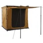 Zeltraum zu Seitenmarkise VICKYWOOD - 200 cm / goldbraun