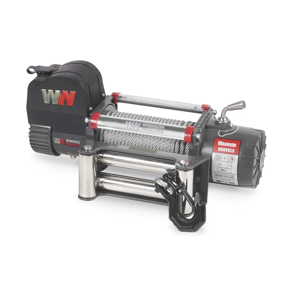 Elektrische Seilwinde Warrior Samurai Gen2 3,6 t 12V Kunststoffseil IP68