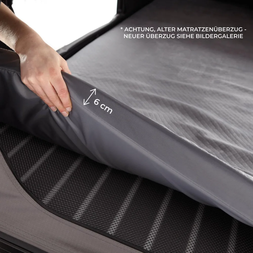 Alu-Hartschalen-Dachzelt CUMARU LIGHT - 127 / grau