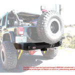 ARB HECKSTOßSTANGE JEEP WRANGLER JK 07-18, GLATT PULVERBESCHICHTET