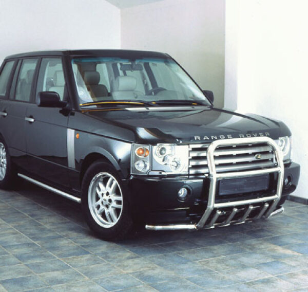 Rammschutz 76mm Edelstahl Range Rover Bj:ab 02