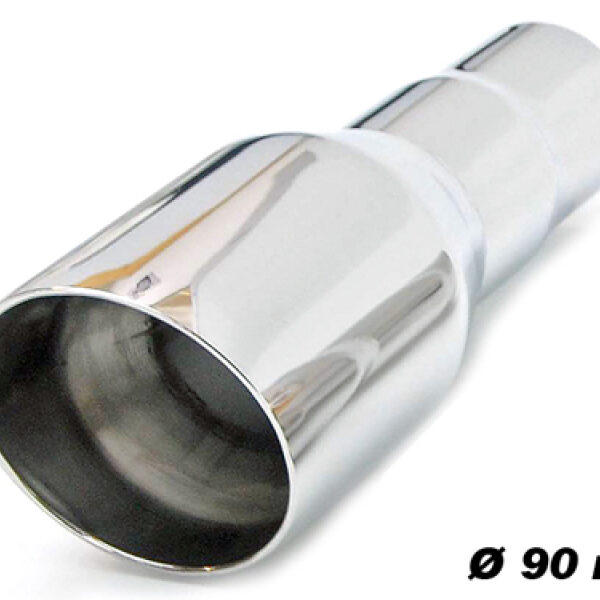 Auspuffblende  Ø ID 2,25" OD 90mm 20cm  Edelstahl