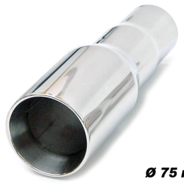 Auspuffblende  Ø ID 2" OD 75mm 23,5cm  Edelstahl