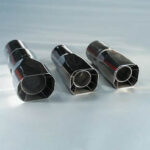 Auspuffblende Borla Edelstahl, L 1 23 cm Ø Eing. 2,5" = 63 mm