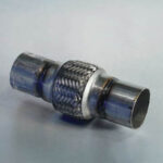 Flexrohr Edelstahl, L1: 10 cm, L2: 20 cm, Ø Rohr 3" = 76 mm