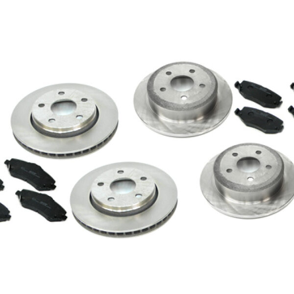 Bremsscheiben + Beläge vorne / Bremsscheiben + Beläge hinten - Wrangler JK 07 - 09