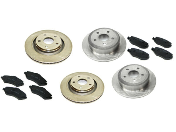 Bremsscheiben + Beläge vorne / Bremsscheiben + Beläge hinten - Wrangler JK 10 - 18
