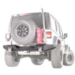 WARN ELITE HECKSTOßSTANGE JEEP WRANGLER JL, KOMBINIERBAR MIT RESERVERADTRÄGER