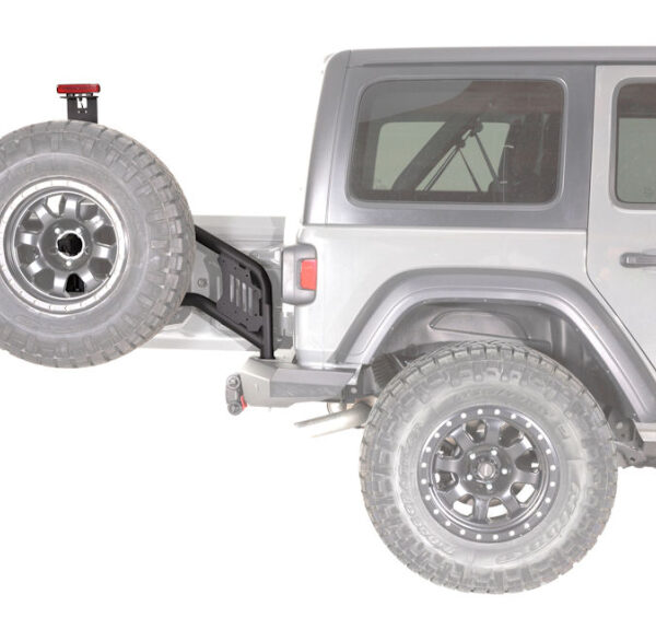 WARN RESERVERADTRÄGER FÜR JEEP WRANGLER JL HECKSTOßSTANGE GWTEC-1-102190