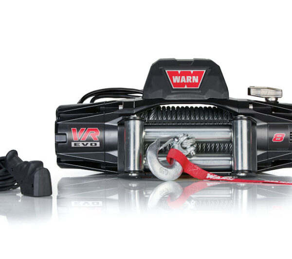 SEILWINDE WARN VR EVO 8 12V 3.629 KG ZUGKRAFT, STAHLSEIL