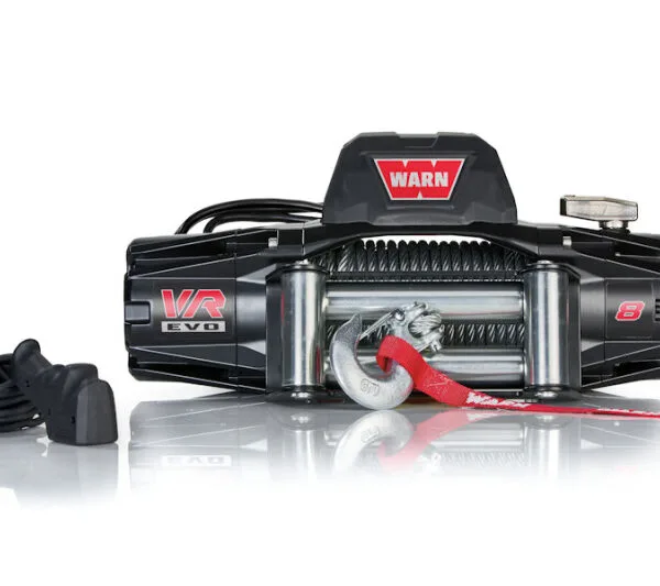 SEILWINDE WARN VR EVO 8 12V 3.629 KG ZUGKRAFT, STAHLSEIL