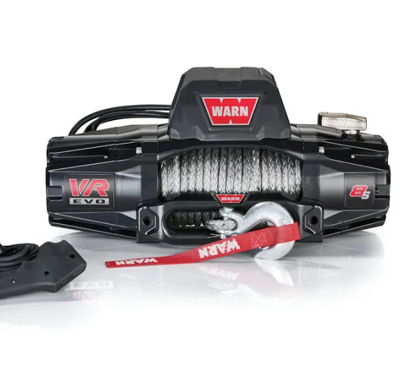 SEILWINDE WARN VR EVO 8S 12V 3.629 KG ZUGKRAFT, KUNSTSTOFFSEIL