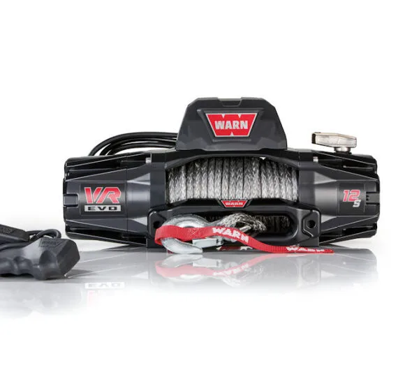 SEILWINDE WARN VR EVO 12S 12V 5.443 KG ZUGKRAFT KUNSTSTOFFSEIL