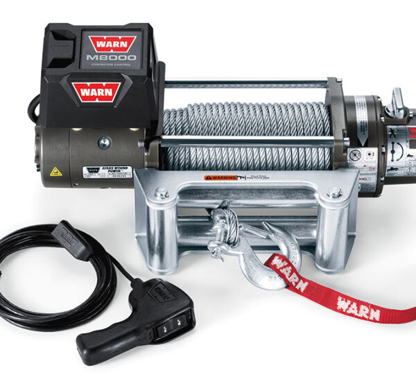 SEILWINDE WARN M8000 12V 3.600 KG ZUGKRAFT