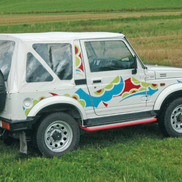 Replacement Top Deluxe Samurai  mit klaren Scheiben weiss