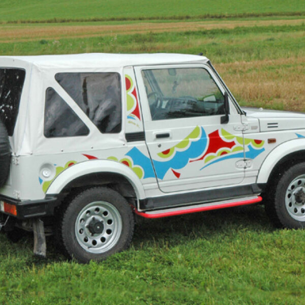 Replacement Top Deluxe Samurai  weiss mit getönten Scheiben