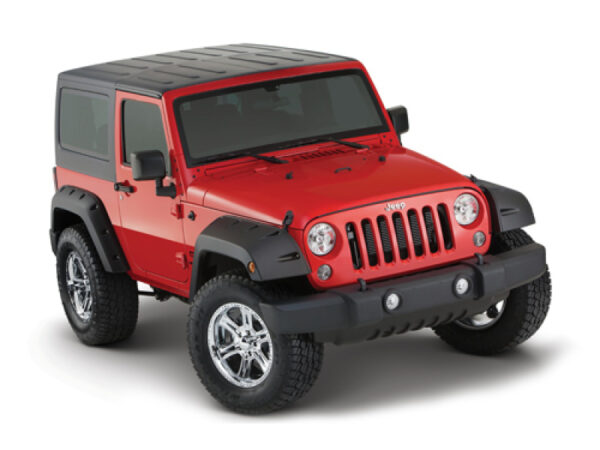 Bushwacker Kotflügelverbreiterung vorne Pocket Style 2-teilig 2 und 4-Türer 9,5" = 24cm - Wrangler JK 07 - 14