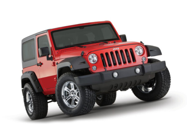 Bushwacker Kotflügelverbreiterung vorne Pocket Style 2-teilig 2 und 4-Türer 9,5" = 24cm - Wrangler JK 07 - 14