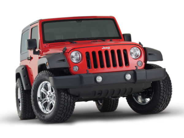 Bushwacker Kotflügelverbreiterung hinten Pocket Style 2-teilig 2-Türer 4,75" = 12cm - Wrangler JK 07 - 14