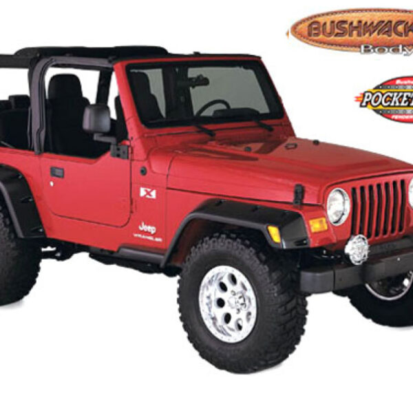 Kotflügelverbreiterung 15,5cm Pocket Style 6-teilig Wrangler TJ Bj. 97-06