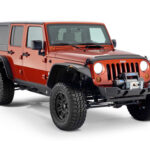 Bushwacker Kotflügelverbreiterung Flat Fender Style 4 Türer 4 teilig - Wrangler JK Unlimited 07-
