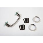 Rugged Ridge Motorhauben Kit Windshield Tie Down Kit Chrom Optik Wrangler JK 13-18