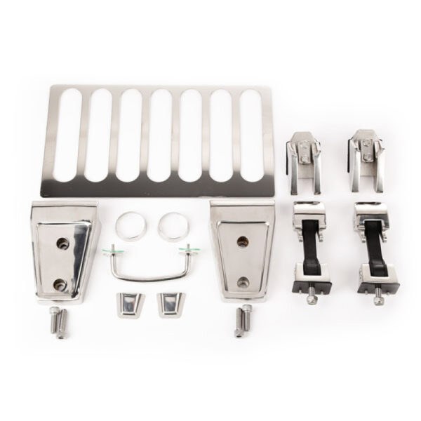 Rugged Ridge Motorhauben Kit stainless incl. Motorhaubenhalter Wrangler JK 13-18