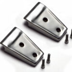 Rugged Ridge Cover für Motorhaubenscharniere Chrom Optik Wrangler JK 07-18