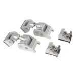 Rugged Ridge Hood Catches, Silver/ Motorhaubenhalter silber Wrangler JL